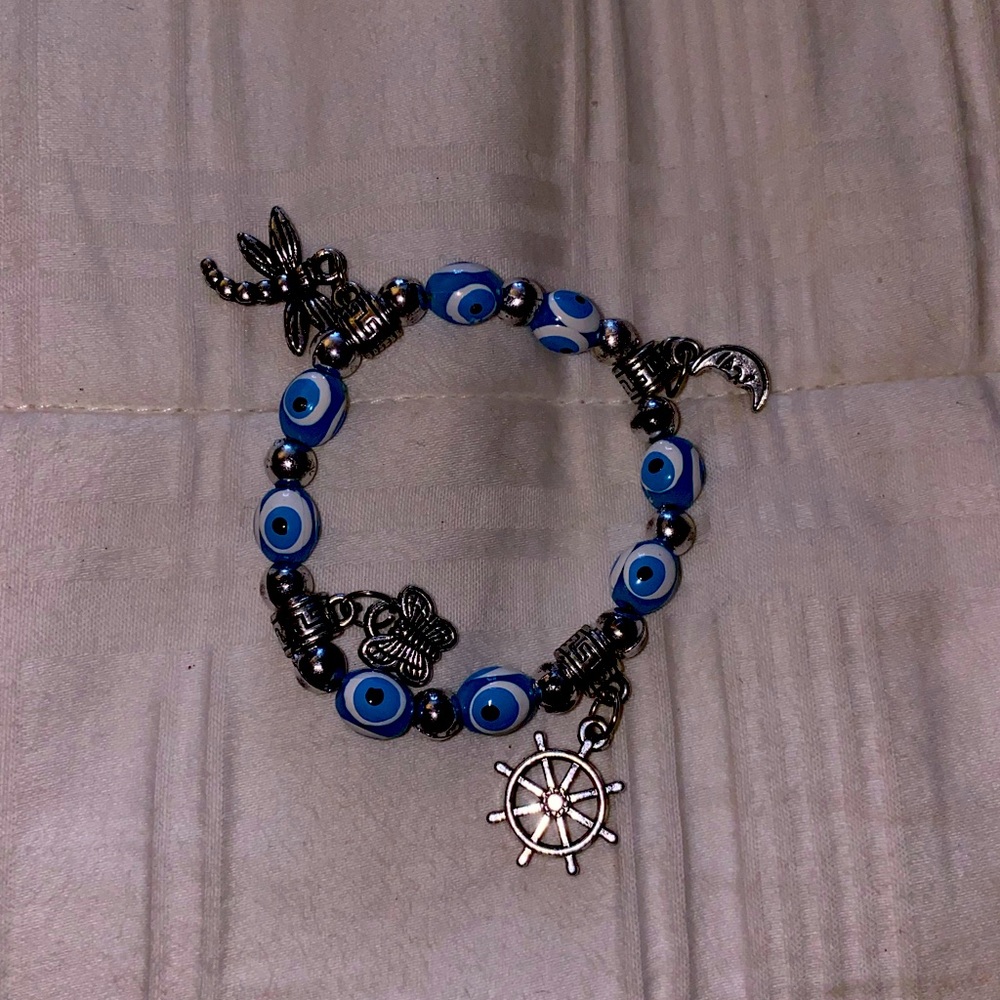 evil eye stretchy bracelet